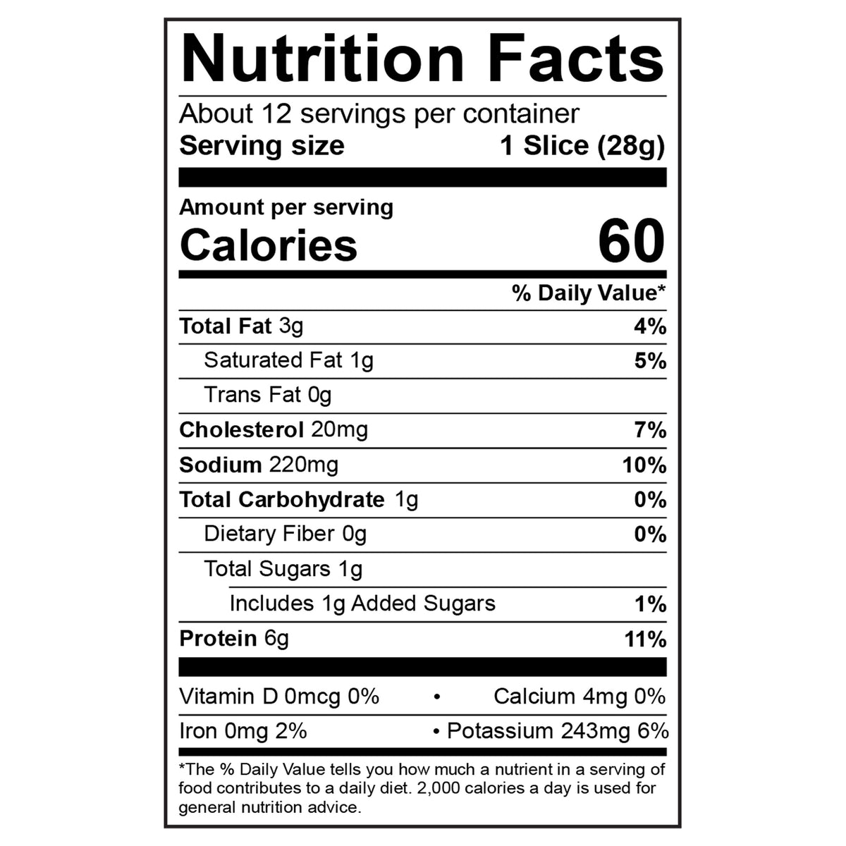 Deen Halal Turkey Breakfast Slices