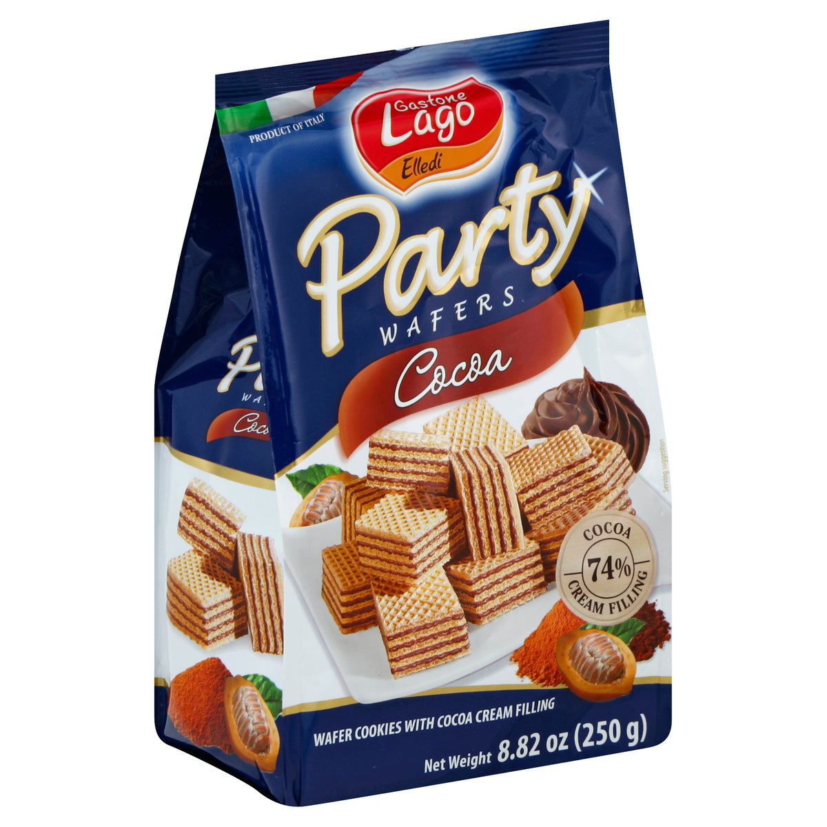 Gastone Lago Party Wafers 8.82 oz - Chocolate