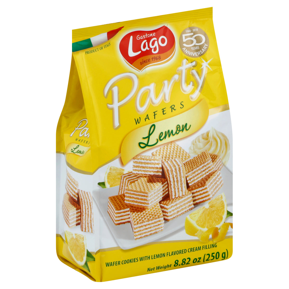 Gastone Lago Party Wafers 8.82 oz - Lemon