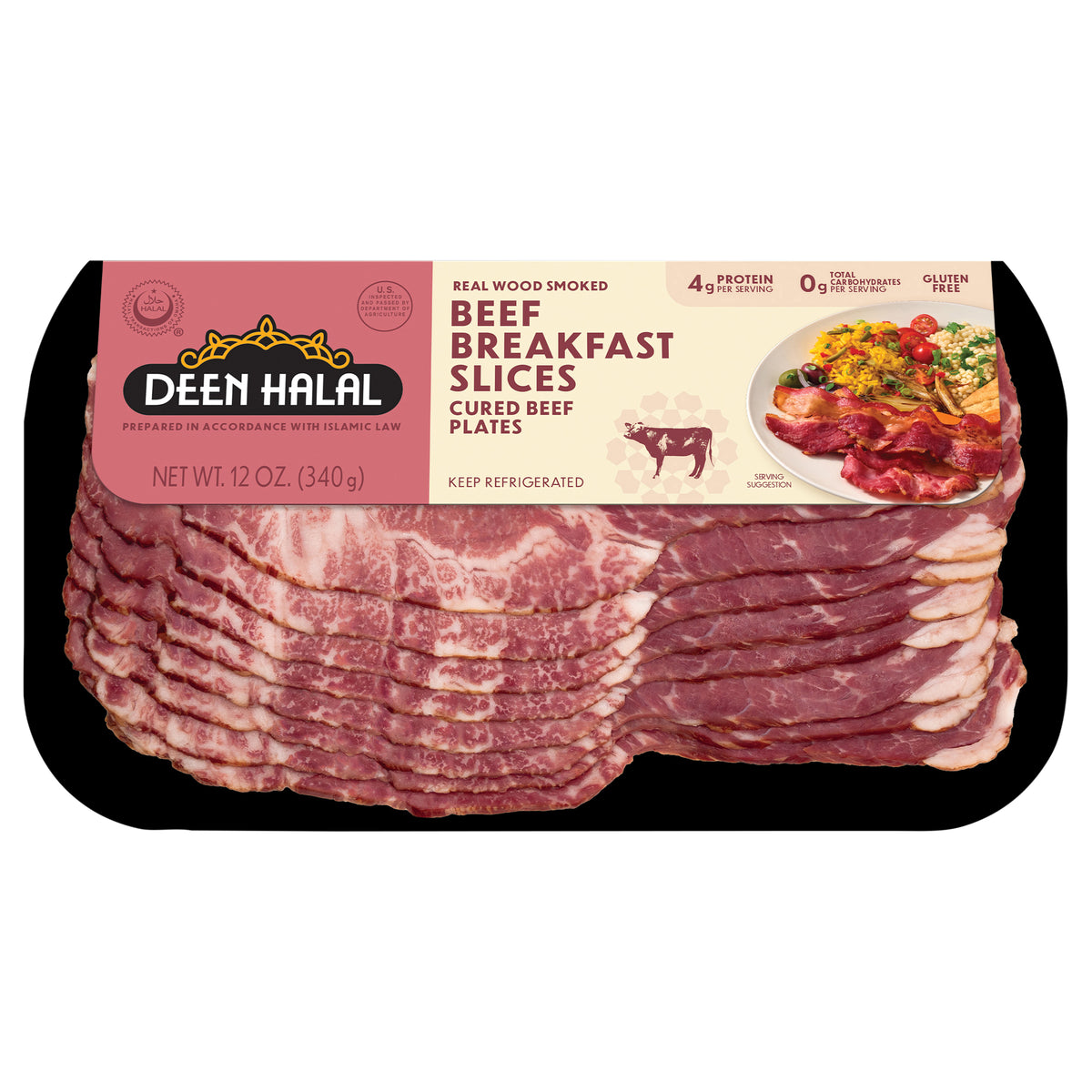 Deen Halal Beef Bacon