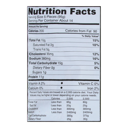 Crescent Foods 100% White Meat Breaded Chicken Breast Nuggets Family Pack 48 oz