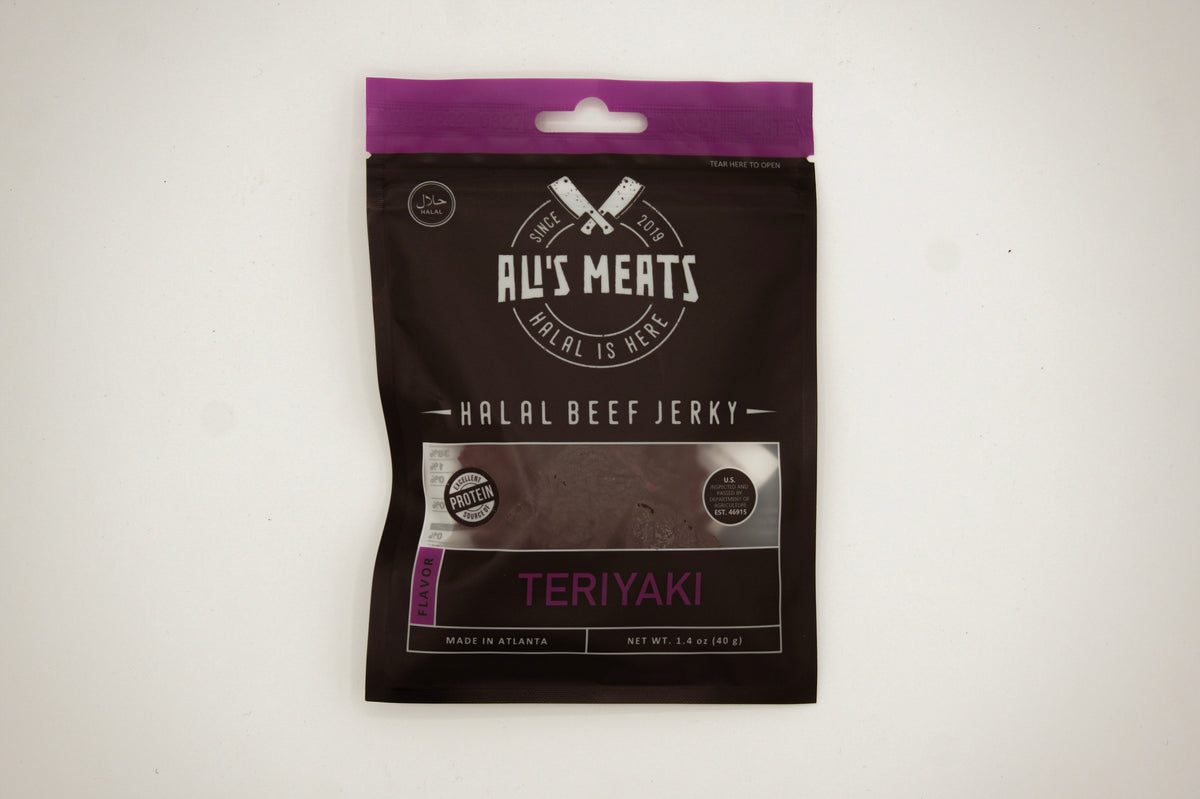 Ali's Meats Original Halal Beef Jerky Teriyaki