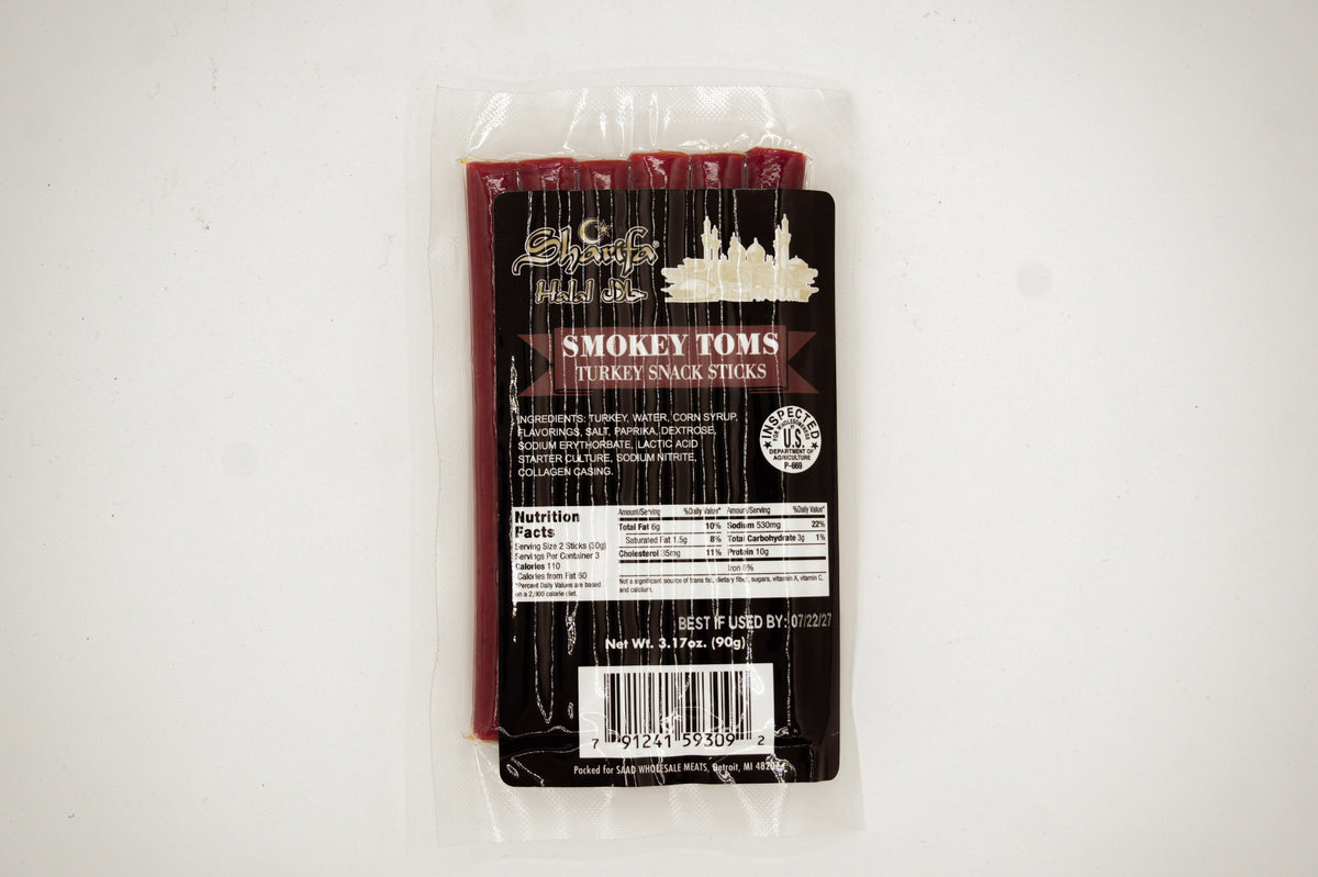 Sharifa Halal Smokey Toms Turkey Jerky