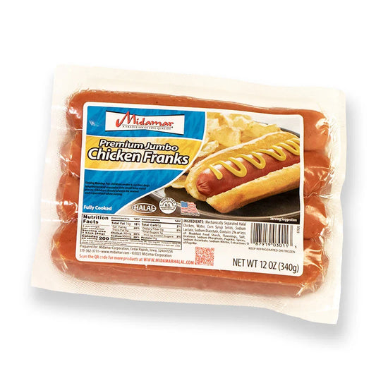Midamar Halal Jumbo Chicken Franks
