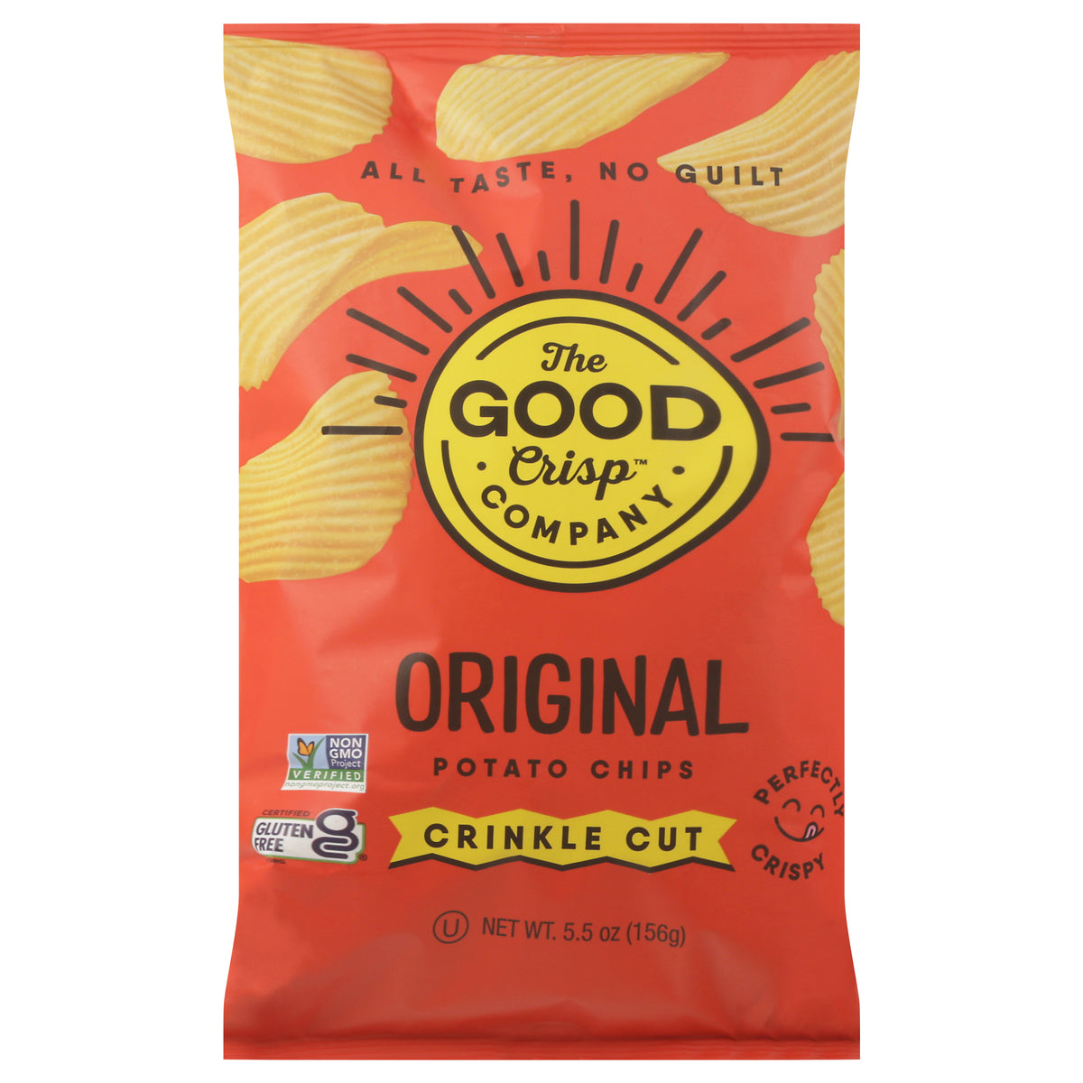 The Good Crisp Company Crinkle Cut Original Potato Chips 5.5 oz