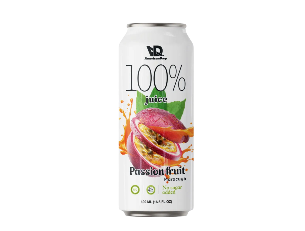 American Drop 100% Passion Fruit juice, no pulp
