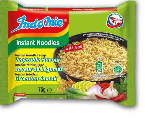 Indomie Instant Noodle Vegetable Flavor - 5 Pack